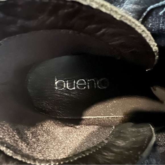 Black Leather /Suede Booties w/Zippers - size 10 EUC - Multi texture - Picture 8 of 16